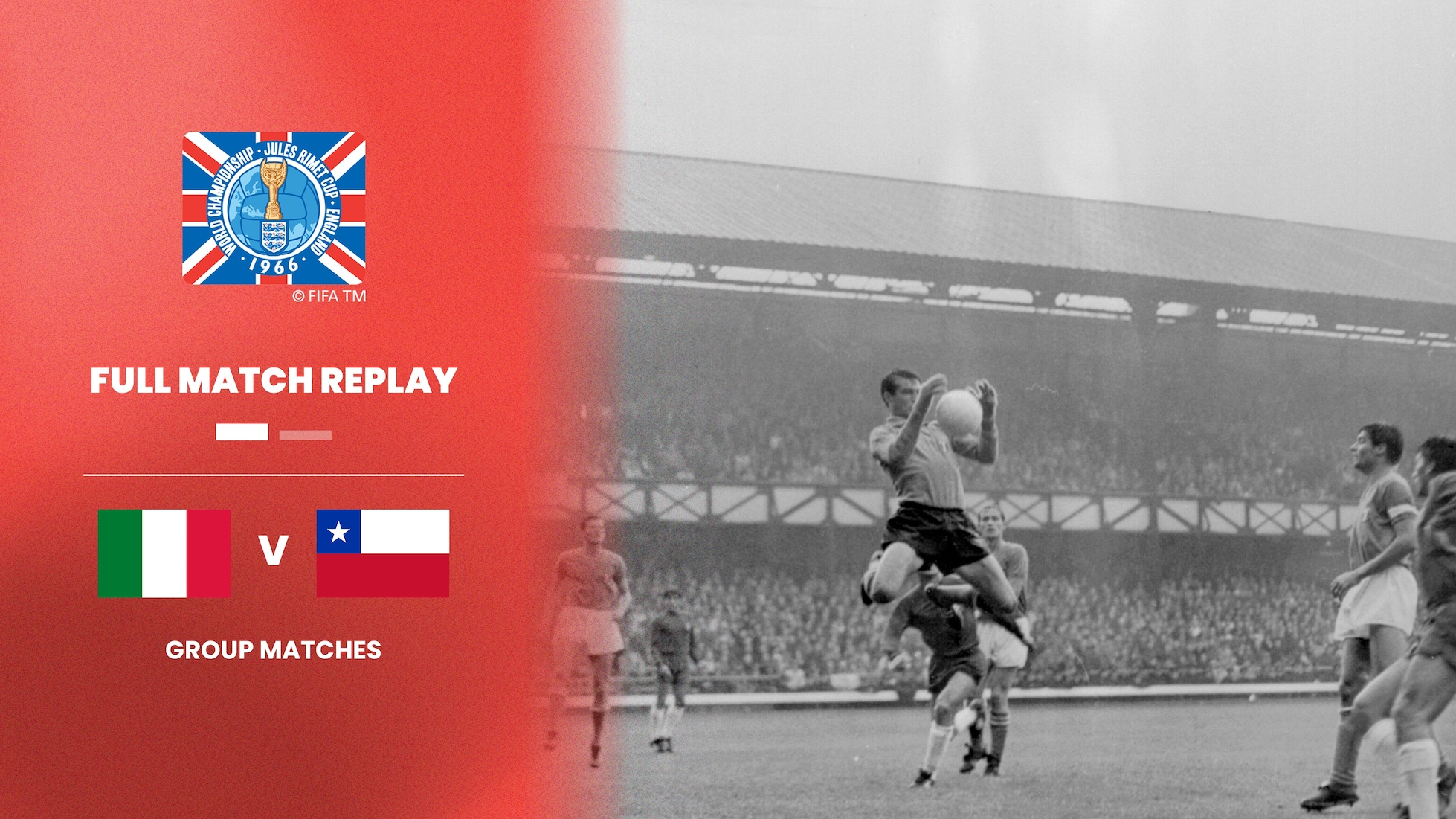 Italie - Chili | Groupe 4 | Coupe du Monde de la FIFA, Angleterre 1966™ | Match complet
