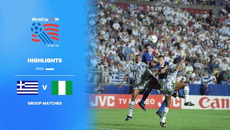 Griechenland - Nigeria | Gruppe D | FIFA Fussball-Weltmeisterschaft USA 1994™ | Highlights