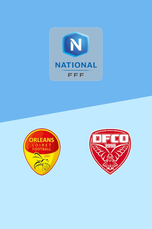 US Orléans - FCO Dijon | Nationale Meisterschaft 2025/2026 | Spiel in voller Länge