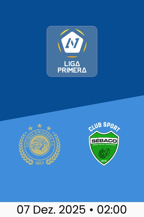 Diriangén - CS Sébaco | Liga Primera Nicaragua 2025/26