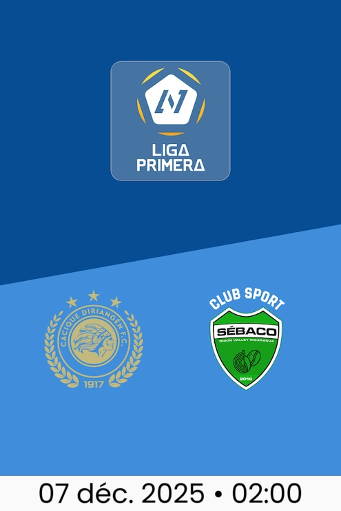 Diriangén - CS Sébaco | Liga Primera Nicaragua 2025/26