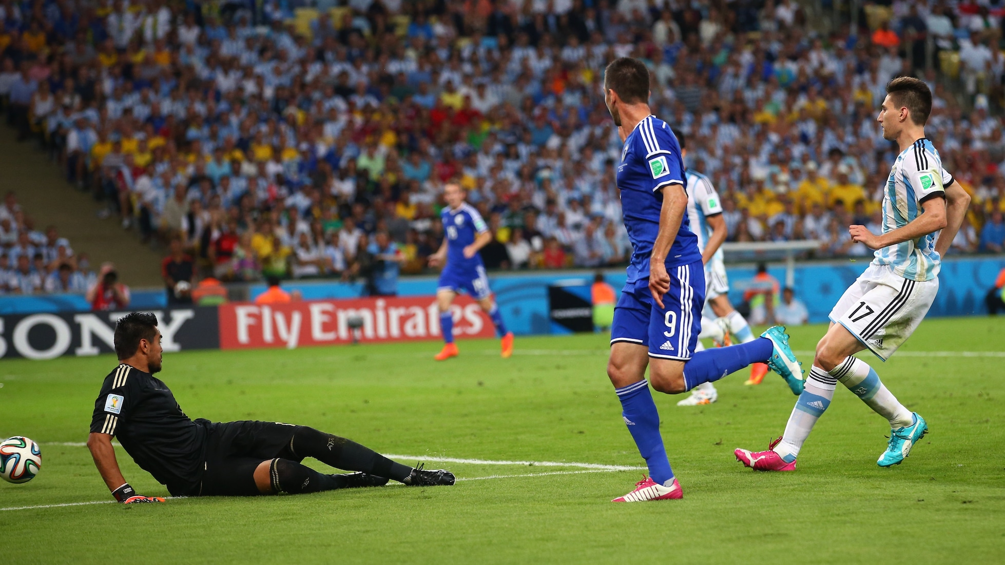 Vedad Ibisevic Goal 84' | Argentina v Bosnia and Herzegovina | 2014 FIFA World Cup Brazil™
