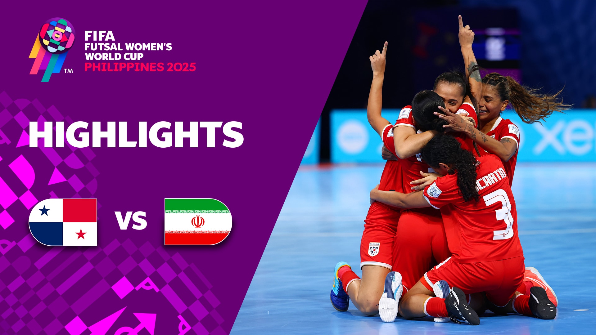 Panamá - RI Iran | Groupe D | Coupe du Monde Féminine de Futsal de la FIFA, Philippines 2025™ | Résumé vidéo