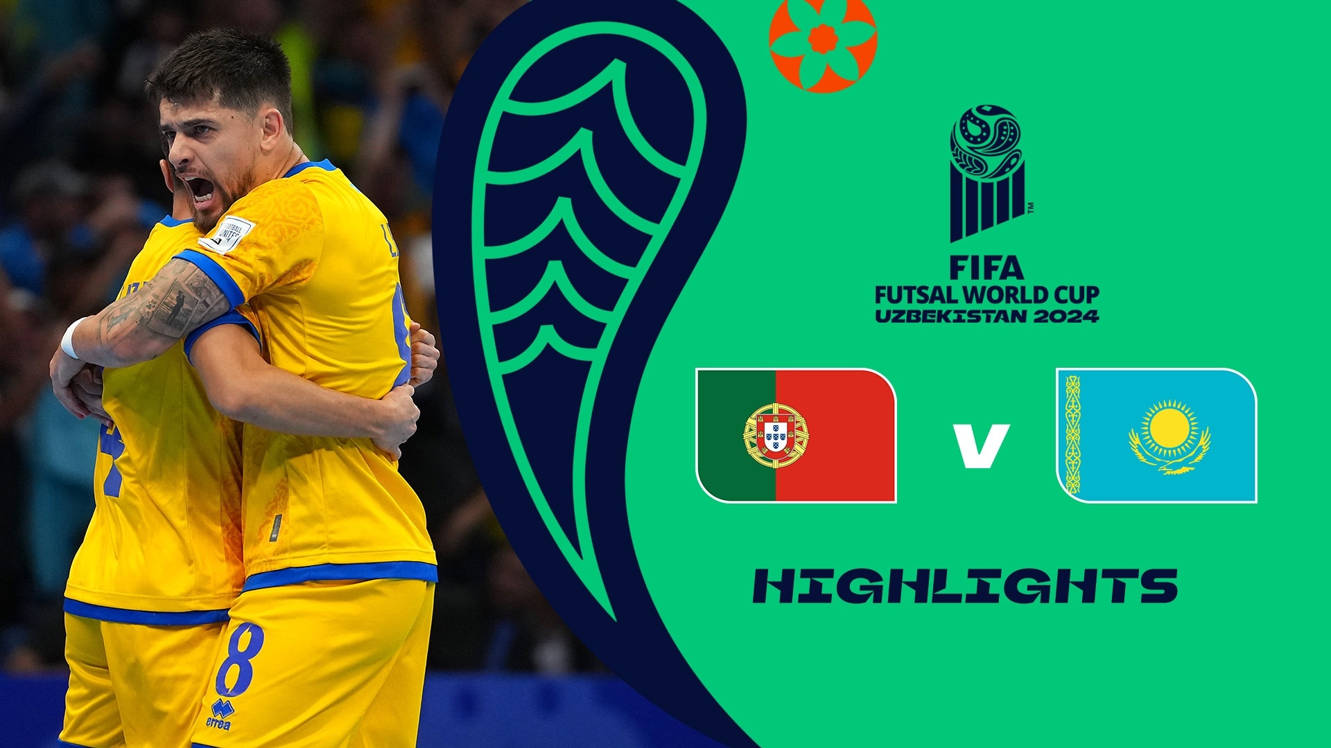 Portugal x Cazaquistão | Oitavas de final | Copa do Mundo de Futsal da FIFA Uzbequistão 2024™ | Melhores momentos