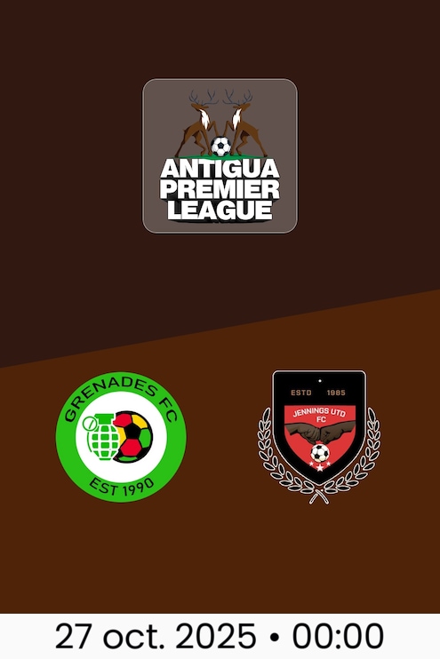 Grenades FC - Jennings United | Antigua Premier League 2025/26