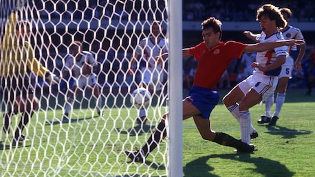 Julio Salinas Goal 84' | Spain vs Yugoslavia | 1990 FIFA World Cup Italy™