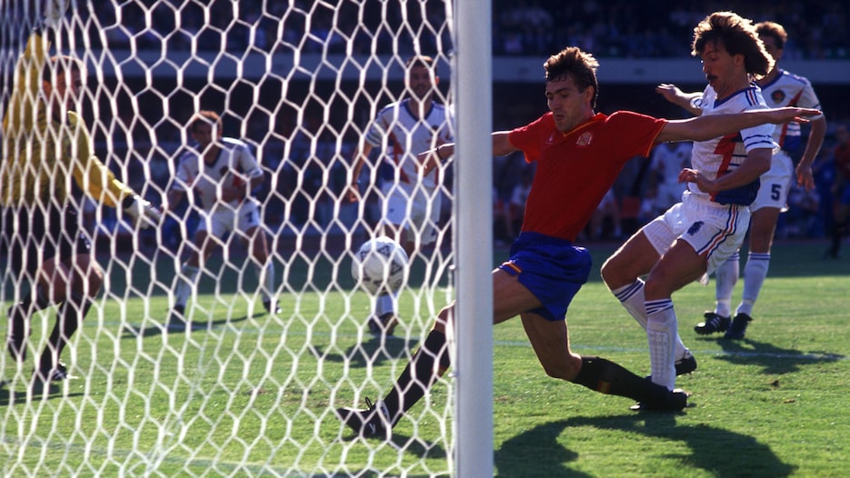 Julio Salinas Goal 84' | Spain vs Yugoslavia | 1990 FIFA World Cup Italy™