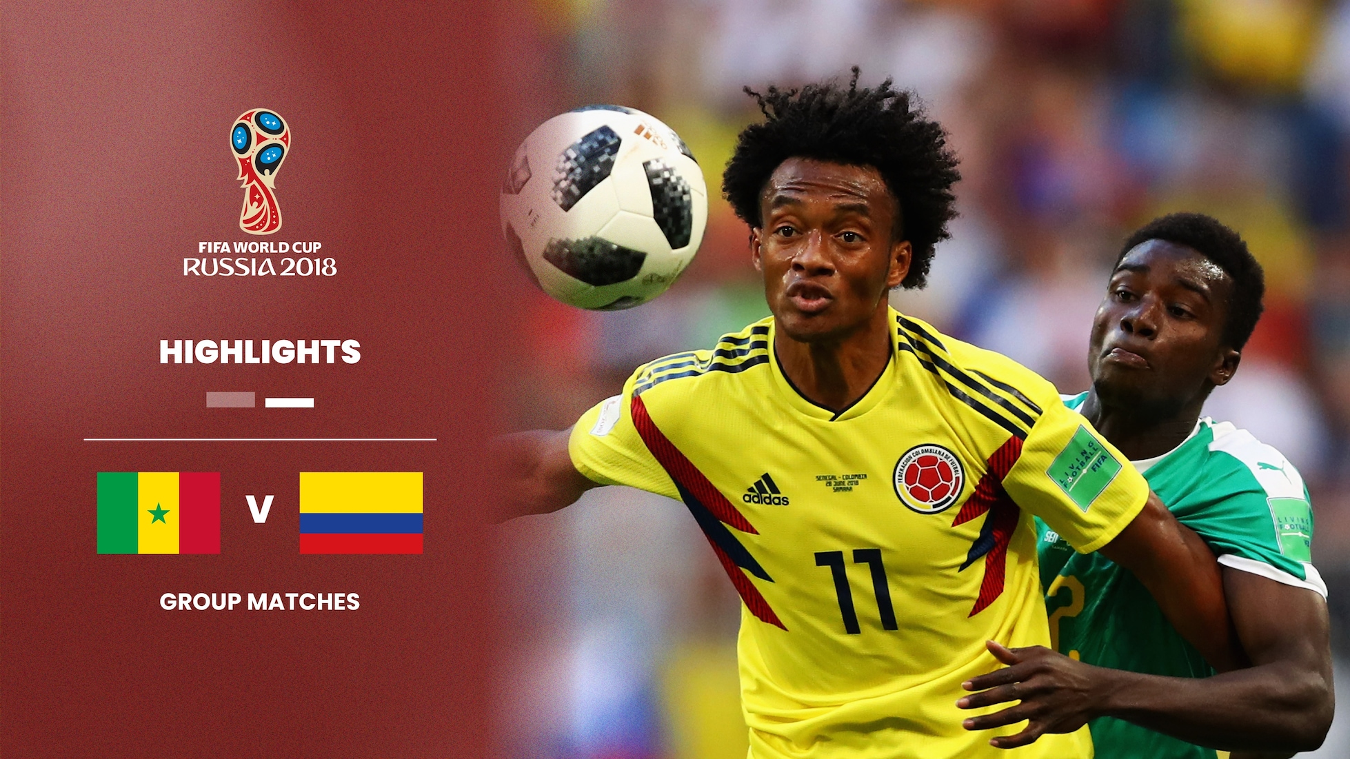 Senegal vs Colombia | Grupo H | Copa Mundial de la FIFA Rusia 2018™ | Highlights