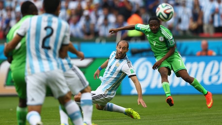 Ahmed Musa Goal 3' | Nigeria v Argentina | 2014 FIFA World Cup Brazil™