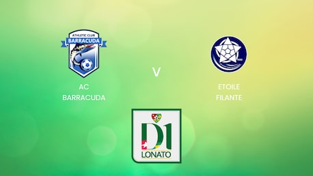 AC Barracuda - Etoile Filante | Championnat de Première Division D1 2024/25 | Spiel in voller Länge