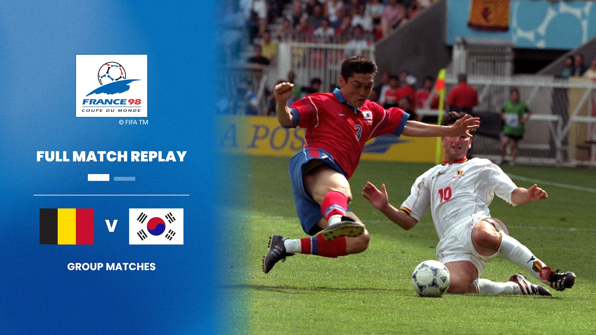 Belgium v Korea Republic | Group E | 1998 FIFA World Cup France™ | Full Match Replay