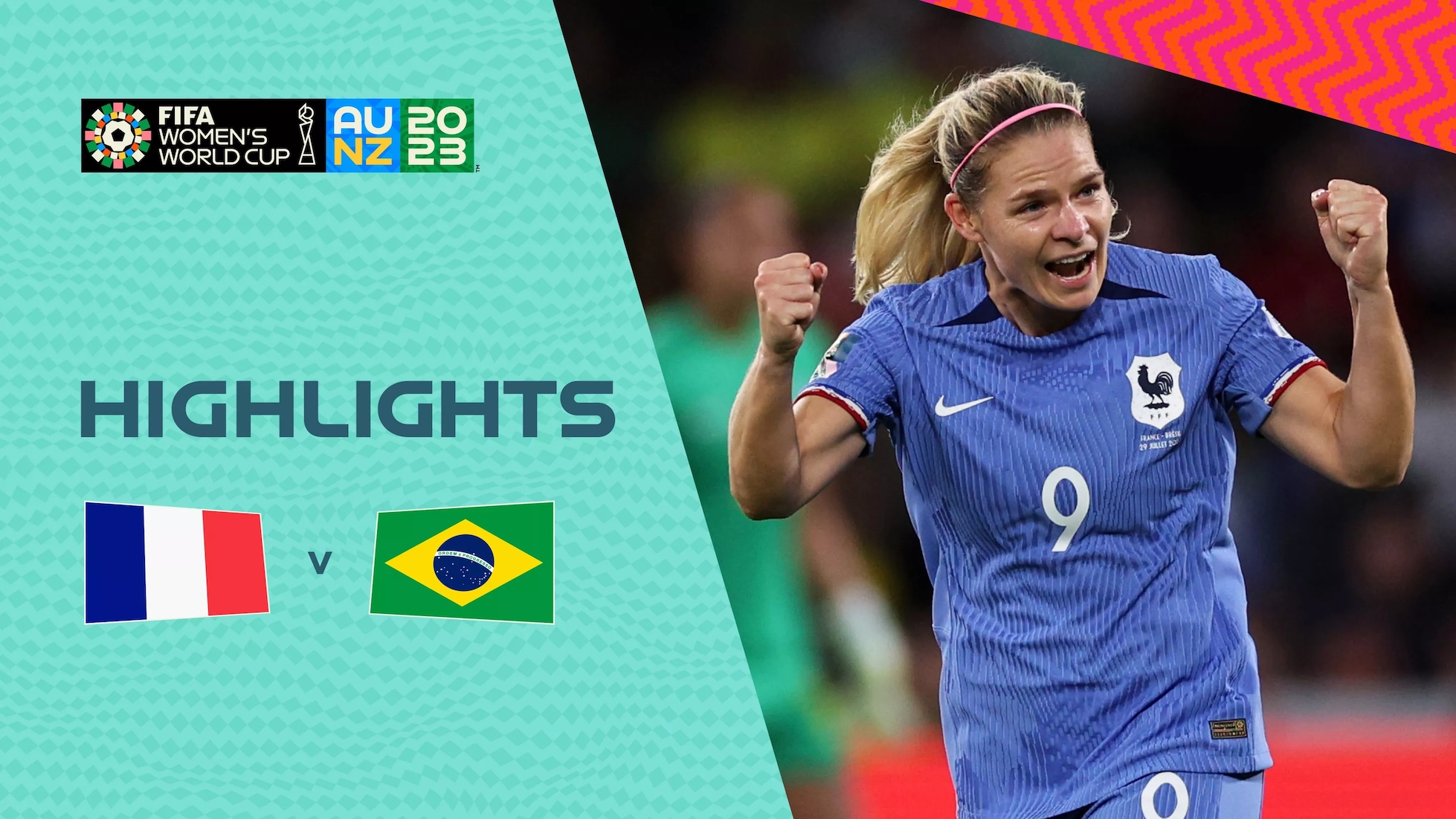 Frankreich - Brasilien | Gruppe F | FIFA Frauen-Weltmeisterschaft Australien & Neuseeland 2023™ | Highlights (Ohne Kommentar)