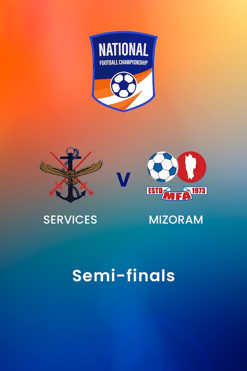 Services v Mizoram | Semi-finals | Santosh Trophy | Partido completo