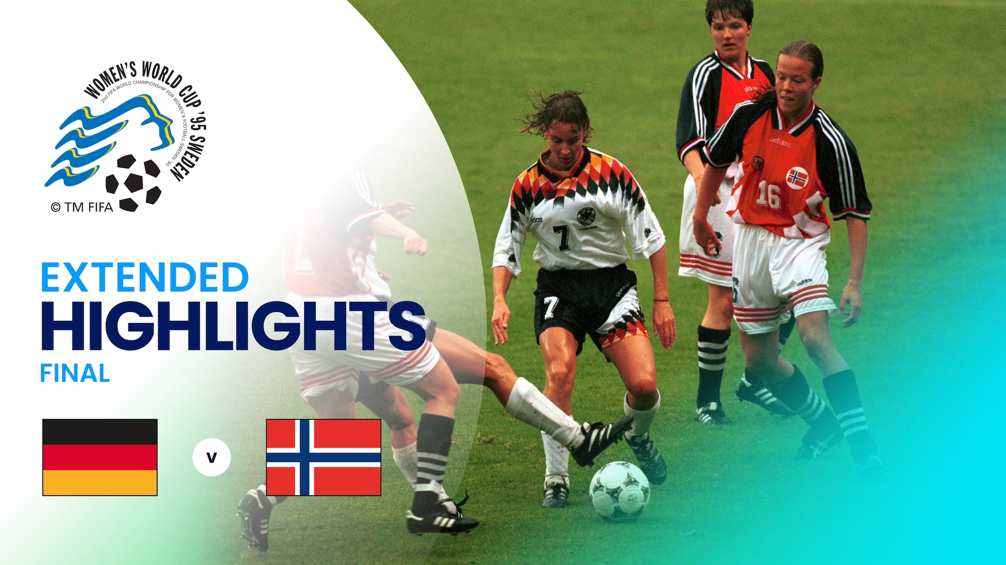 Allemagne - Norvège | Finale | Coupe du Monde de Football Féminin de la FIFA, Suède 1995™ | Résumé vidéo complet