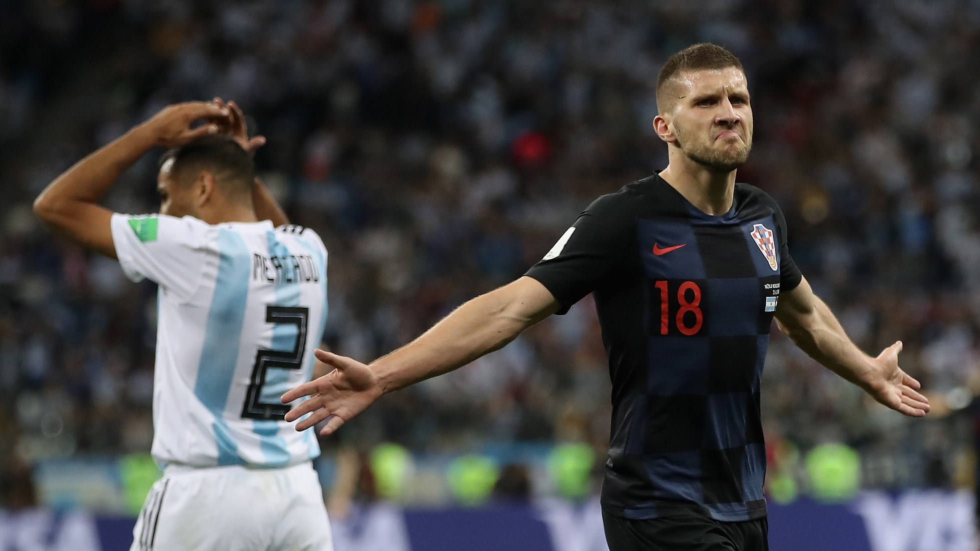 Das Tor von Ante Rebic 53' | Argentinien - Kroatien | FIFA Fussball-Weltmeisterschaft Russland 2018™