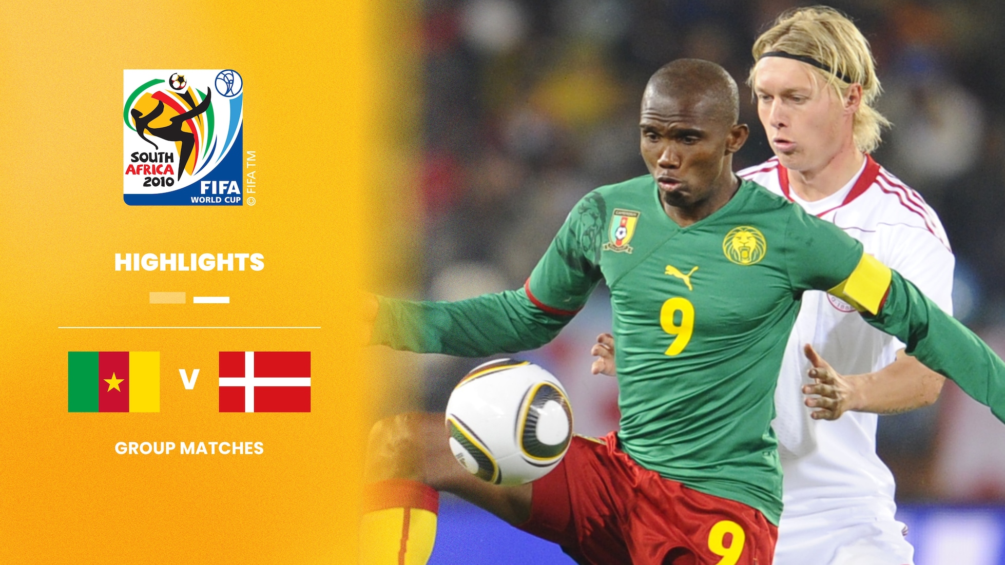 Camarões x Dinamarca | Grupo E | Copa do Mundo da FIFA África do Sul 2010™ | Melhores momentos