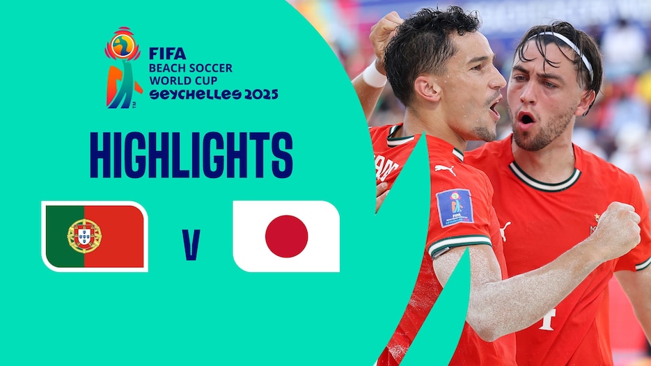 Portugal - Japon | Quarts de finale | Coupe du Monde de Beach Soccer de la FIFA, Seychelles 2025™ | Résumé vidéo