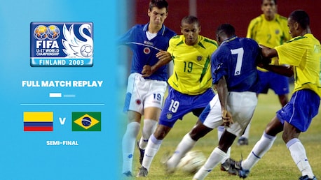 Colombia vs Brasil | Semifinales | Campeonato Mundial Sub-17 de la FIFA Finlandia 2003™ | Partido Completo