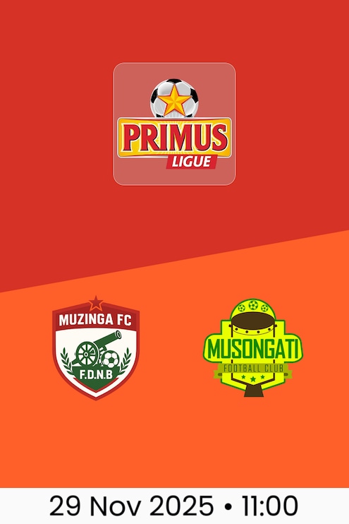 Muzinga FC v Musongati FC | Primus Ligue Burundi 2025/26