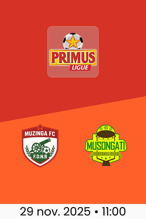 Muzinga FC - Musongati FC | Primus Ligue Burundi 2025/26