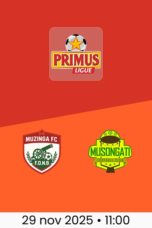 Muzinga FC x Musongati FC | Primus Ligue Burundi 2025/26