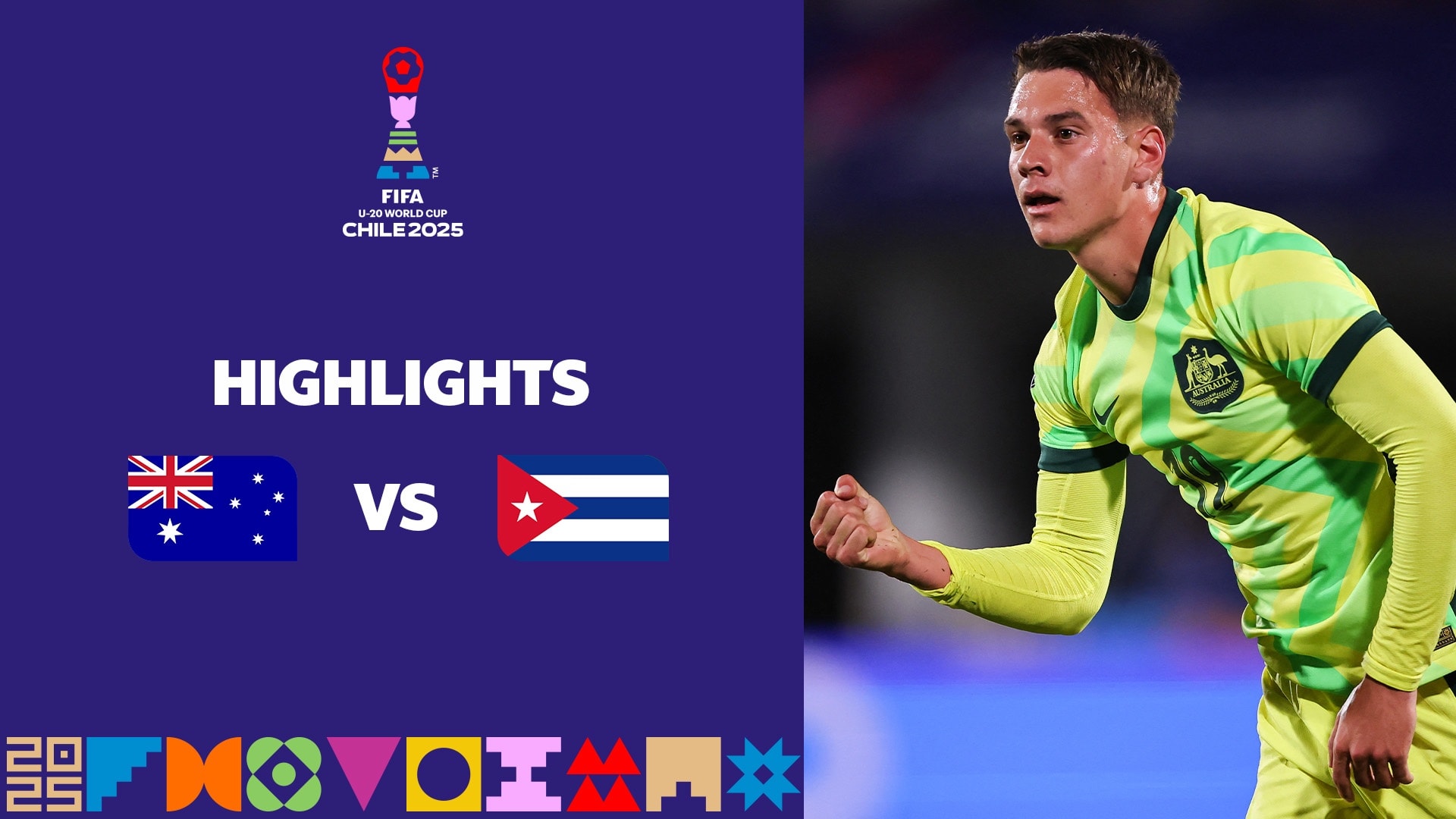 Australia vs Cuba | Grupo D | Copa Mundial Sub-20 de la FIFA Chile 2025™ | Highlights