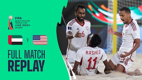 Emirati Arabi Uniti - USA | Gruppo A | Coppa del mondo FIFA Beach Soccer Emirati Arabi Uniti 2024 Dubai™ | Match completo