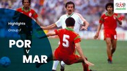 Photo Foot Vintage 1986 - Abderrazak Khairi (Maroc) Célèbre Son But, Collection