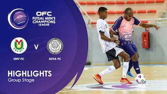 UNV FC - Suva FC | Phase de groupes | OFC Futsal Men’s Champions League | Résumé vidéo