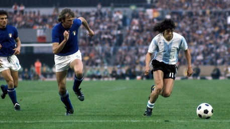 René Houseman Goal 19' | Argentina vs Italy | 1974 FIFA World Cup Germany™