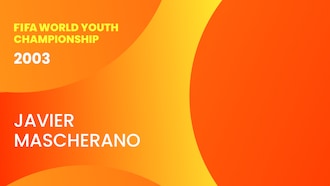 Javier Mascherano aos 19 | Campeonato Mundial FIFA Sub-20 de 2003, nos Emirados Árabes Unidos