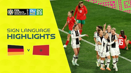 Alemania vs Marruecos | Grupo H | Copa Mundial Femenina de la FIFA Australia & Nueva Zelanda 2023™ | Highlights (Lengua de signos)