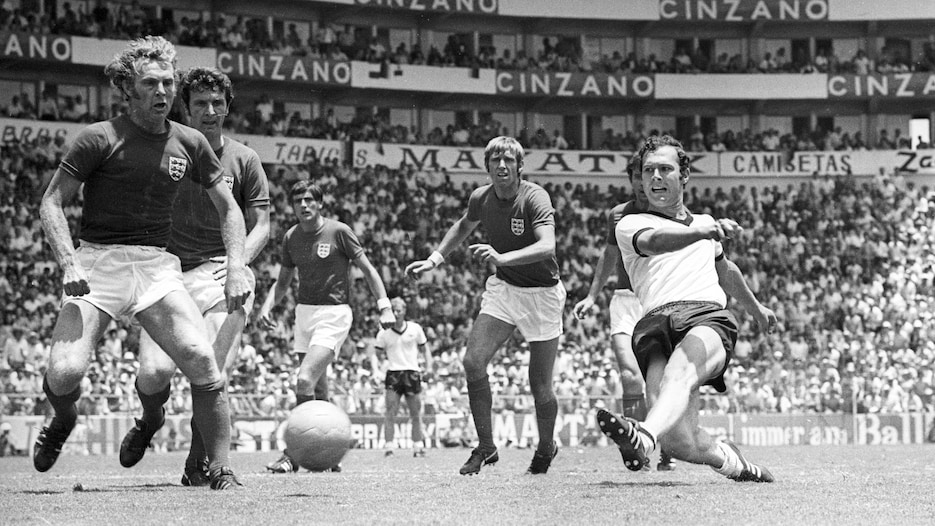 Franz Beckenbauer Goal 68' | Germany FR vs England | 1970 FIFA World Cup Mexico™