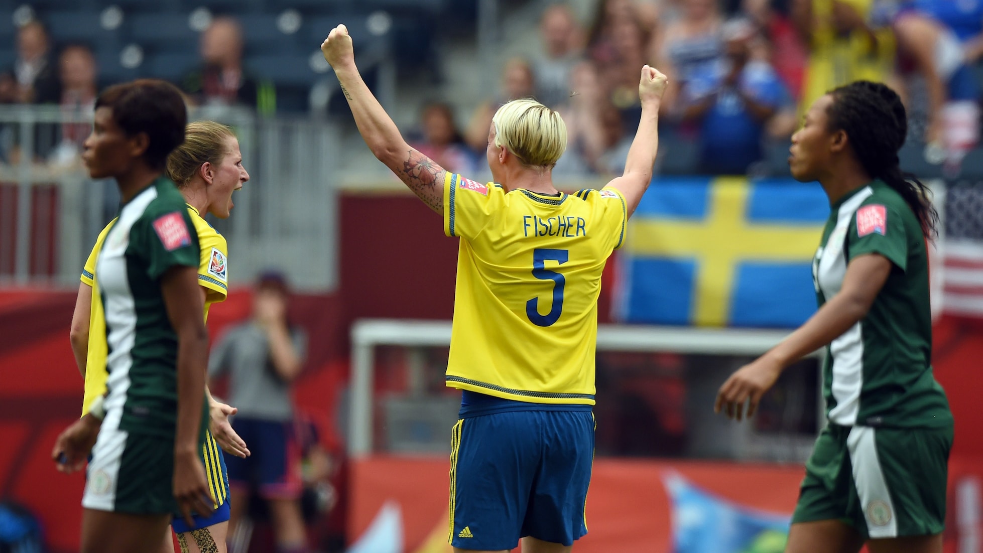 Le but de Åsa Nilla Maria Fischer 30' | Suède - Nigeria | Coupe du Monde Féminine de la FIFA, Canada 2015™
