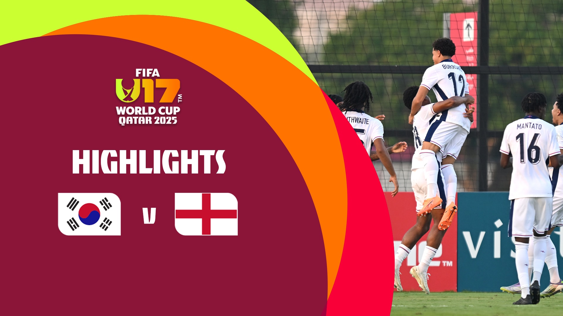 Korea Republic v England | FIFA U-17 World Cup Qatar 2025™ | Highlights