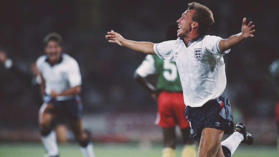 David Platt Goal 25' | England vs Cameroon | 1990 FIFA World Cup Italy™