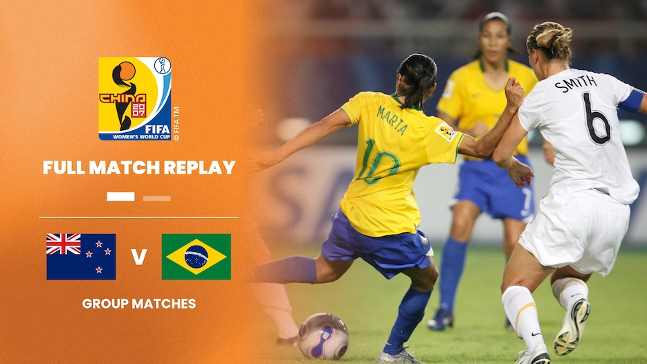 Nouvelle-Zélande - Brésil | Groupe D | Coupe du Monde Féminine de la FIFA, Chine 2007™ | Match complet
