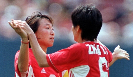 Gol de Sun Wen aos 39' | China - Austrália | Copa do Mundo Feminina FIFA 1999, no Estados Unidos