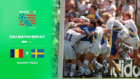 Roumanie - Suède | Quarts de finale | Coupe du Monde de la FIFA, États-Unis 1994™ | Match complet