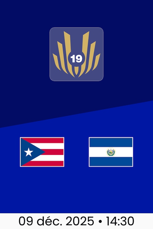 Porto Rico - Salvador | Tournoi UNCAF FIFA Forward U-19 2025