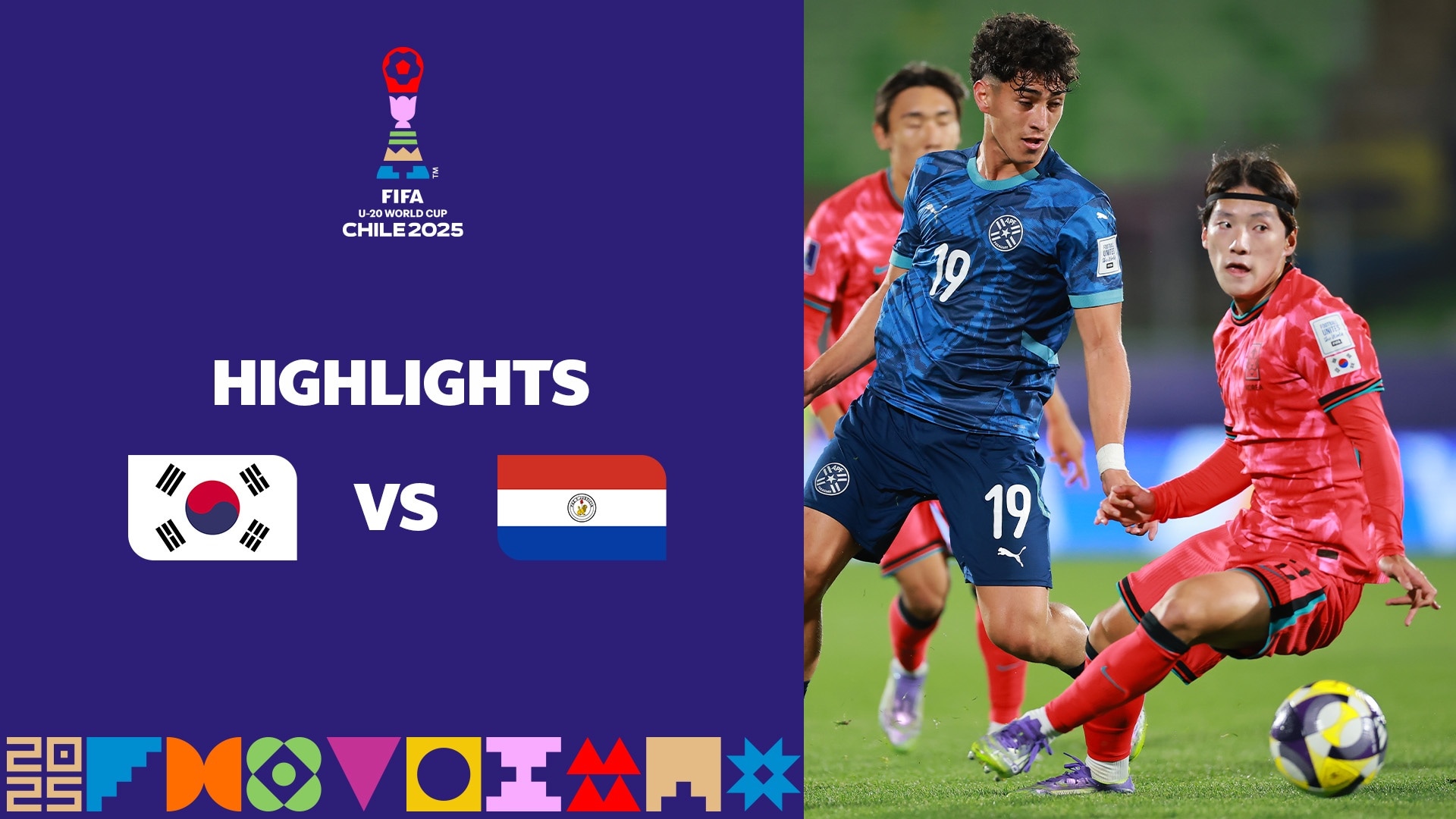 Korea Republic v Paraguay | Group B | FIFA U-20 World Cup Chile 2025™ | Highlights