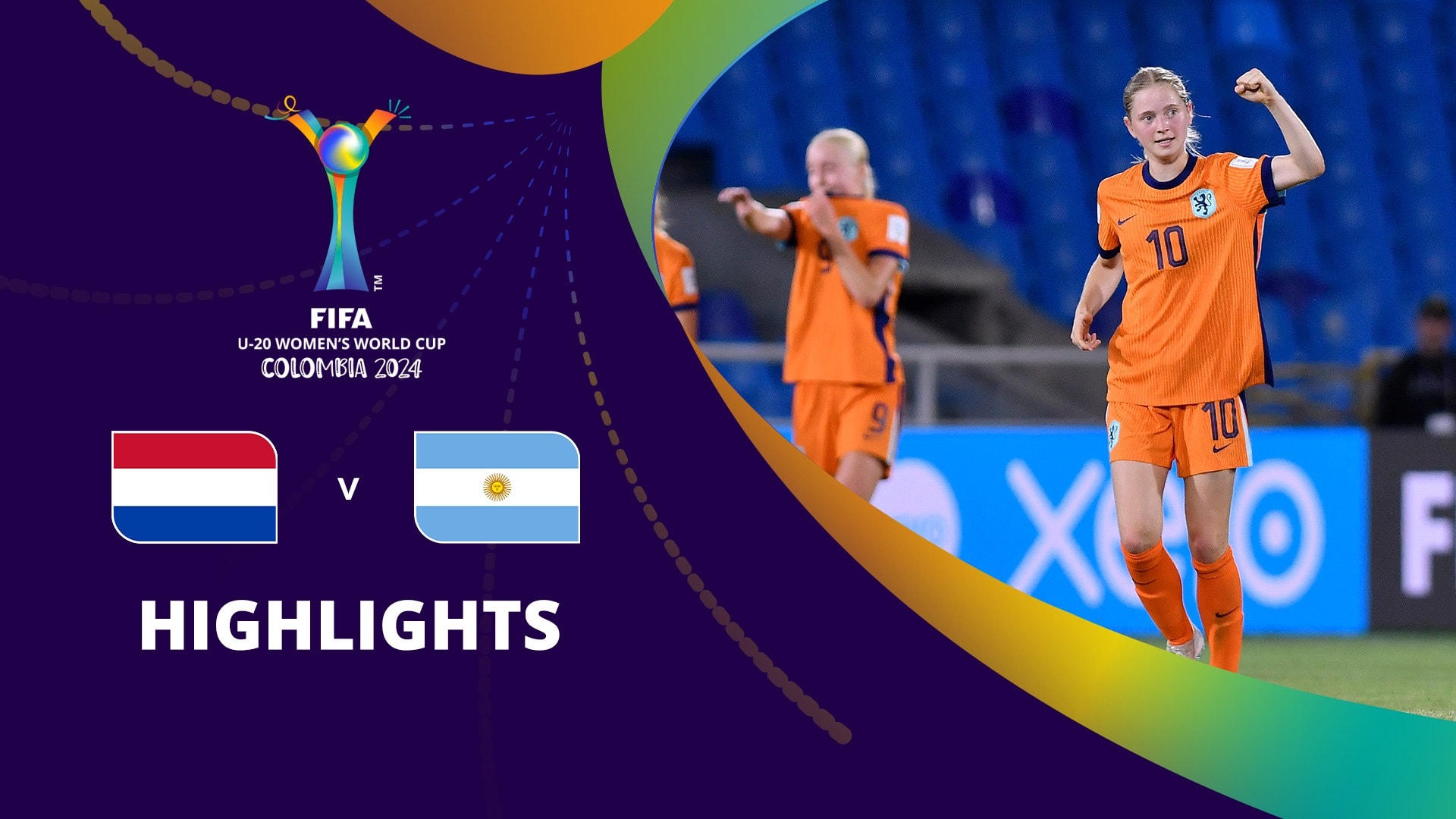 Niederlande - Argentinien | Gruppe F | FIFA U-20-Frauen-Weltmeisterschaft Kolumbien 2024™ | Highlights