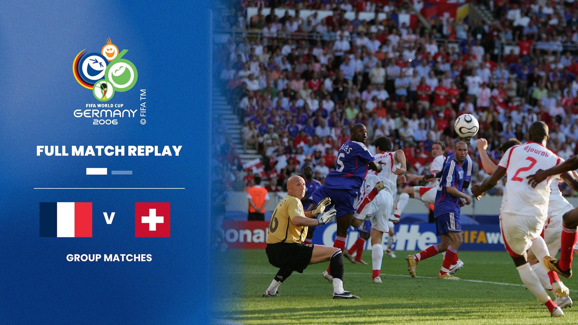 Francia - Svizzera | Gruppo G | Coppa del Mondo FIFA Germania 2006 | Match completo