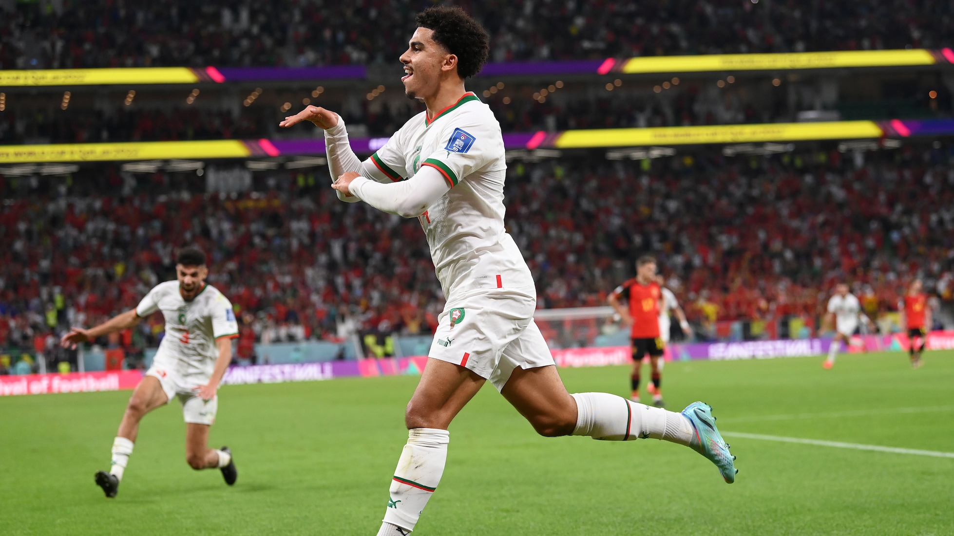 Zakaria Aboukhlal Goal 90+2' | Belgium v Morocco | FIFA World Cup Qatar 2022™