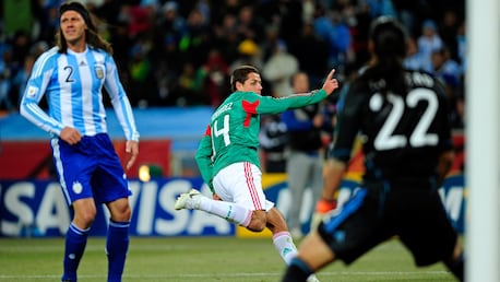 Javier Hernandez Goal 70' | Argentina v Mexico | 2010 FIFA World Cup South Africa™