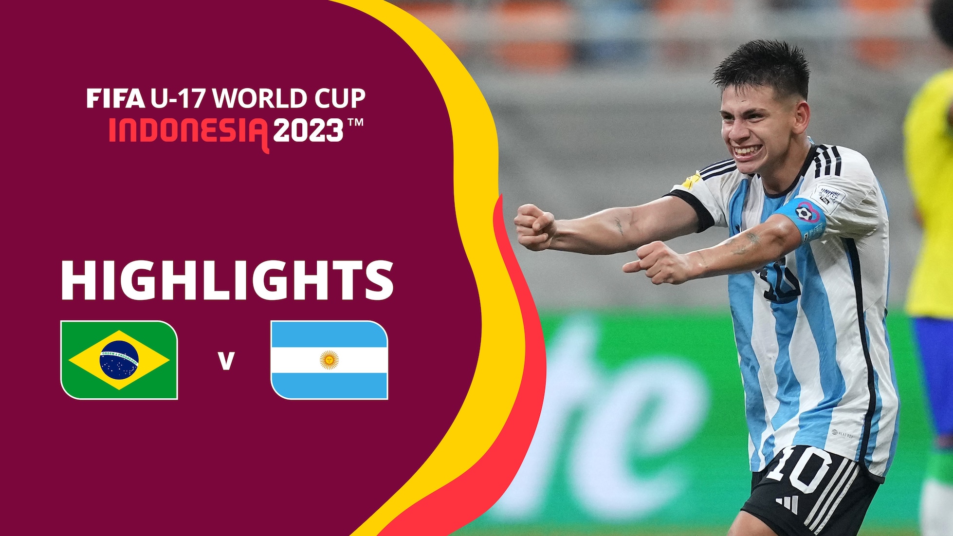 Brazil v Argentina | Quarter-finals | FIFA U-17 World Cup Indonesia 2023™ | Highlights