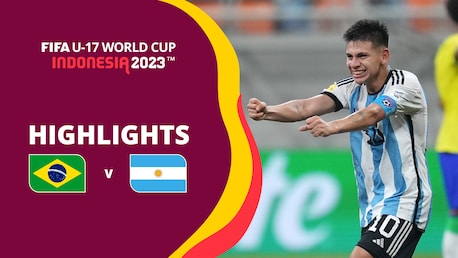 Brésil - Argentine | Quart de finale | Coupe du Monde U-17 de la FIFA, Indonésie 2023™ | Temps forts