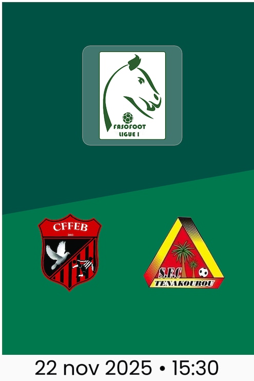 CFFEB x Sporting Cascades | Burkina Faso Ligue 1 2025-26