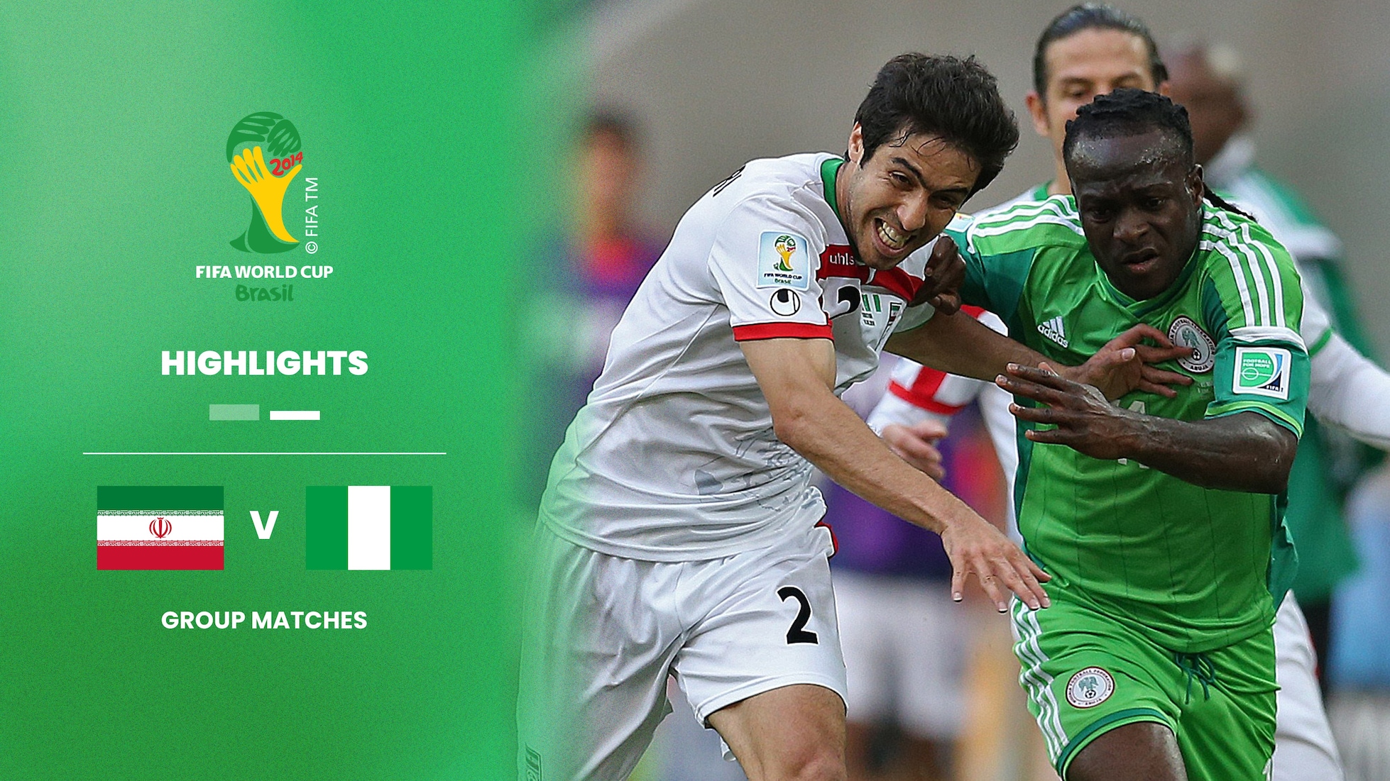 Iran - Nigeria | Gruppo F | Coppa del Mondo FIFA Brasile 2014 | Highlights