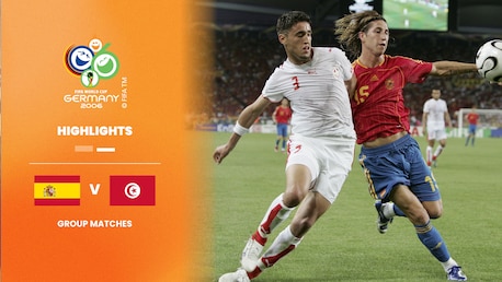Spagna - Tunisia | Gruppo H | Coppa del Mondo FIFA Germania 2006 | Highlights